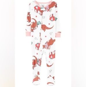Baby 1-Piece Dragons 100% Snug Fit Cotton Footie PJs